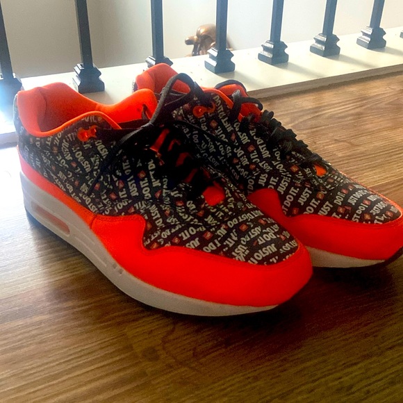 Black and Orange Nike Air Max